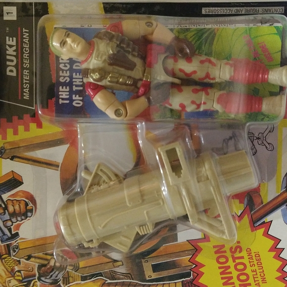 Vintage 1991 Hasbro Gi Joe DUKE #1 Version 2 V2 Figure Sealed MINT CONDITION - Picture 3 of 6
